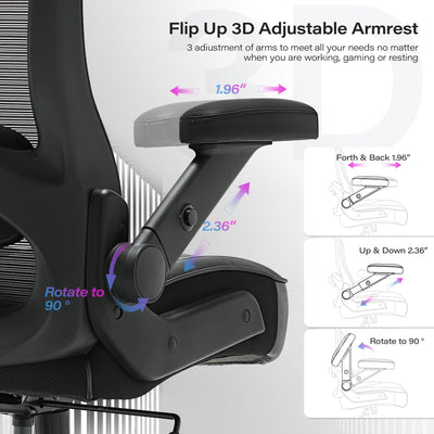 Big and Tall Office Chair 600lbs, Heavy Duty Executive Computer Desk Chair