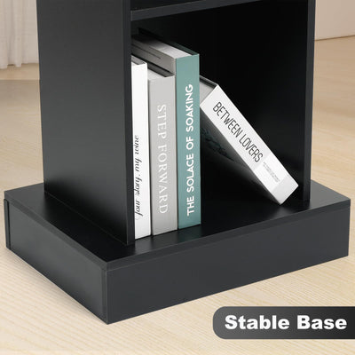 Podium Stand for Lectern Presentation Church Classroom, Pulpit with Wooden Heavy Base, Black Podium for Lecture, Wedding Speech