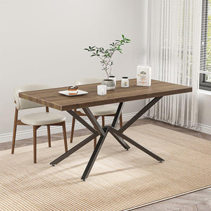 30 Inch Metal Table Base for Dining Room, Heavy Duty Table Legs for Glass, Marble, and Wood Tops, Furniture Legs for Home,Kitchen,Office (Black)
