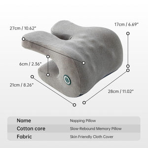 Headrest Office Chair Neck Pillow Ergonomic Memory Foam Desk Pillow for Napping - Multifunctional Comfort for Adult Workstations,Neck Support Pillow Chair for Car, Office, Gaming