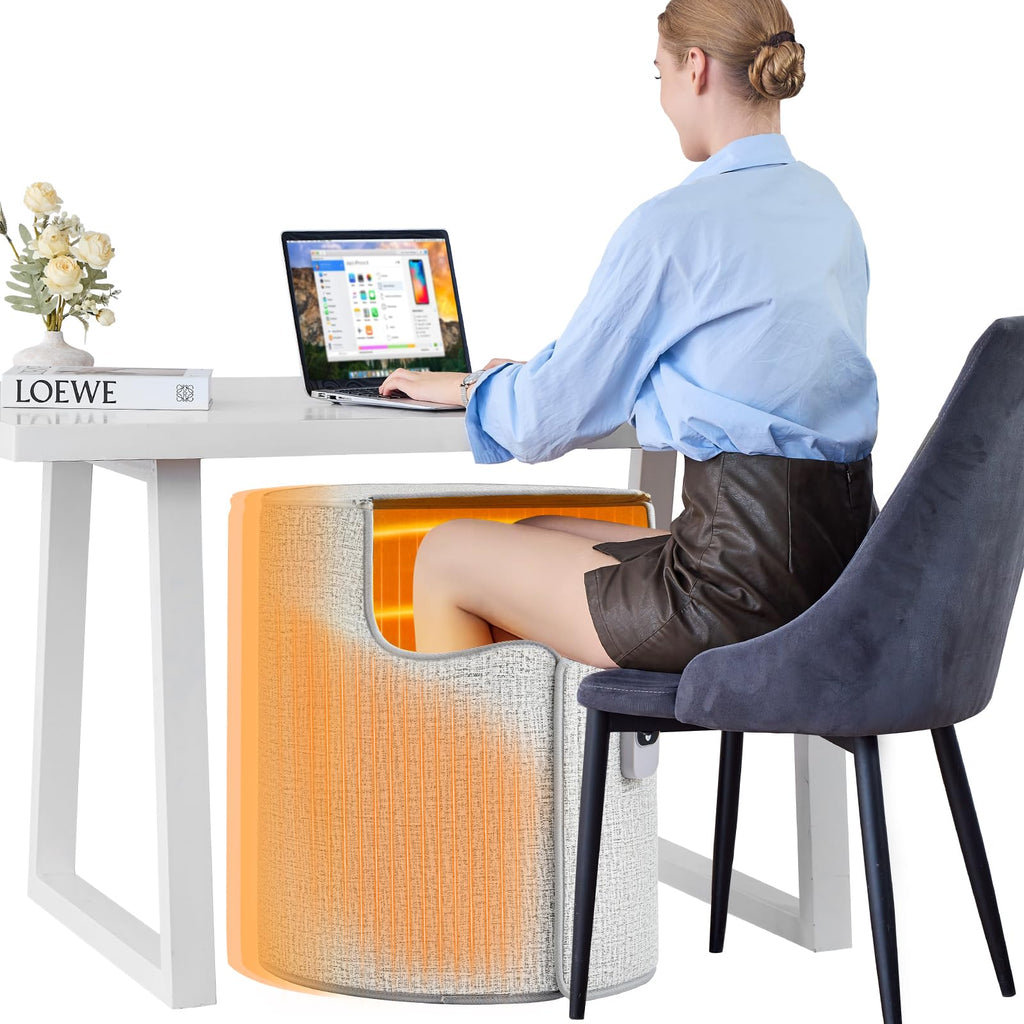 Under Desk Heater & Space Heater for Indoor Use,Leg Foot Feet Warmer For Office Home Quiet, Small Portable Personal Office Heater Accessories,Essentials Supplies For Women Men Gifts Large