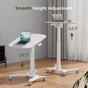 Foldable Mobile Standing Desk, 27