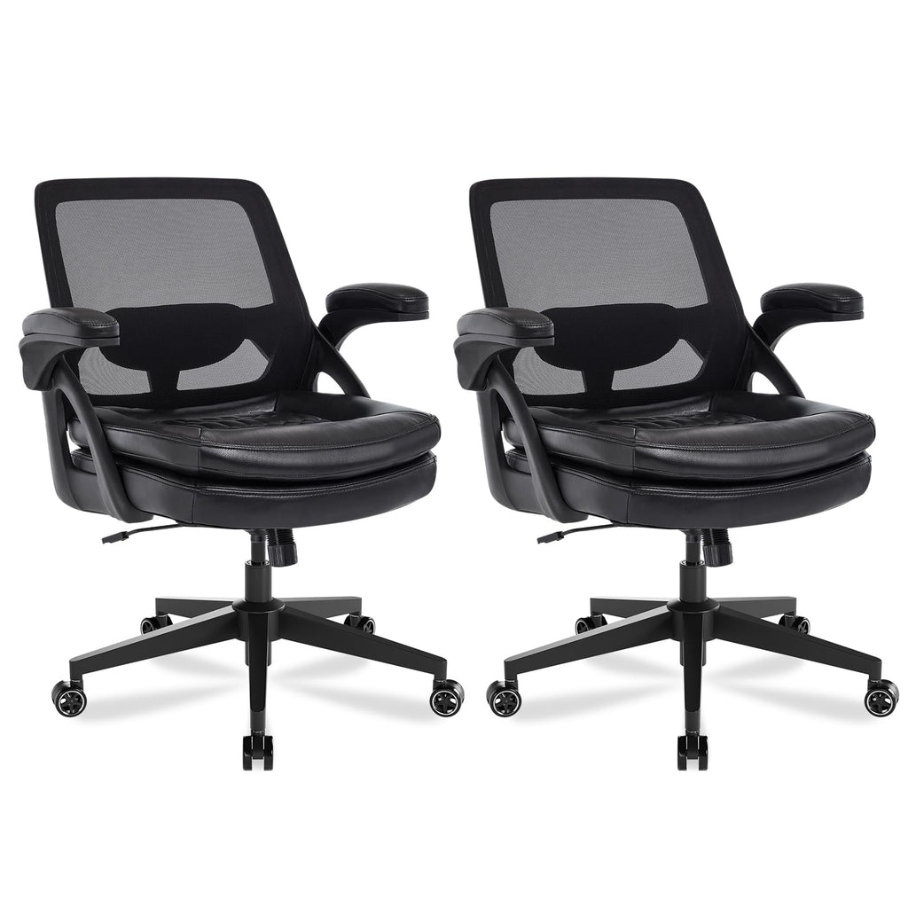 Big and Tall Office Chair, 500lbs Heavy Duty Ergonomic Mesh, Black