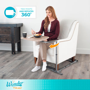 Wonder Tray, Adjustable Swivel Table, Large Laptop Stand, Couch Desk, Side Tables & Gaming Bench