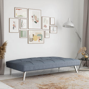 Rane Convertible Sofa Lounger Microfiber Light Grey Full