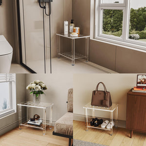 Acrylic Shower Bench for Inside Shower 13.98