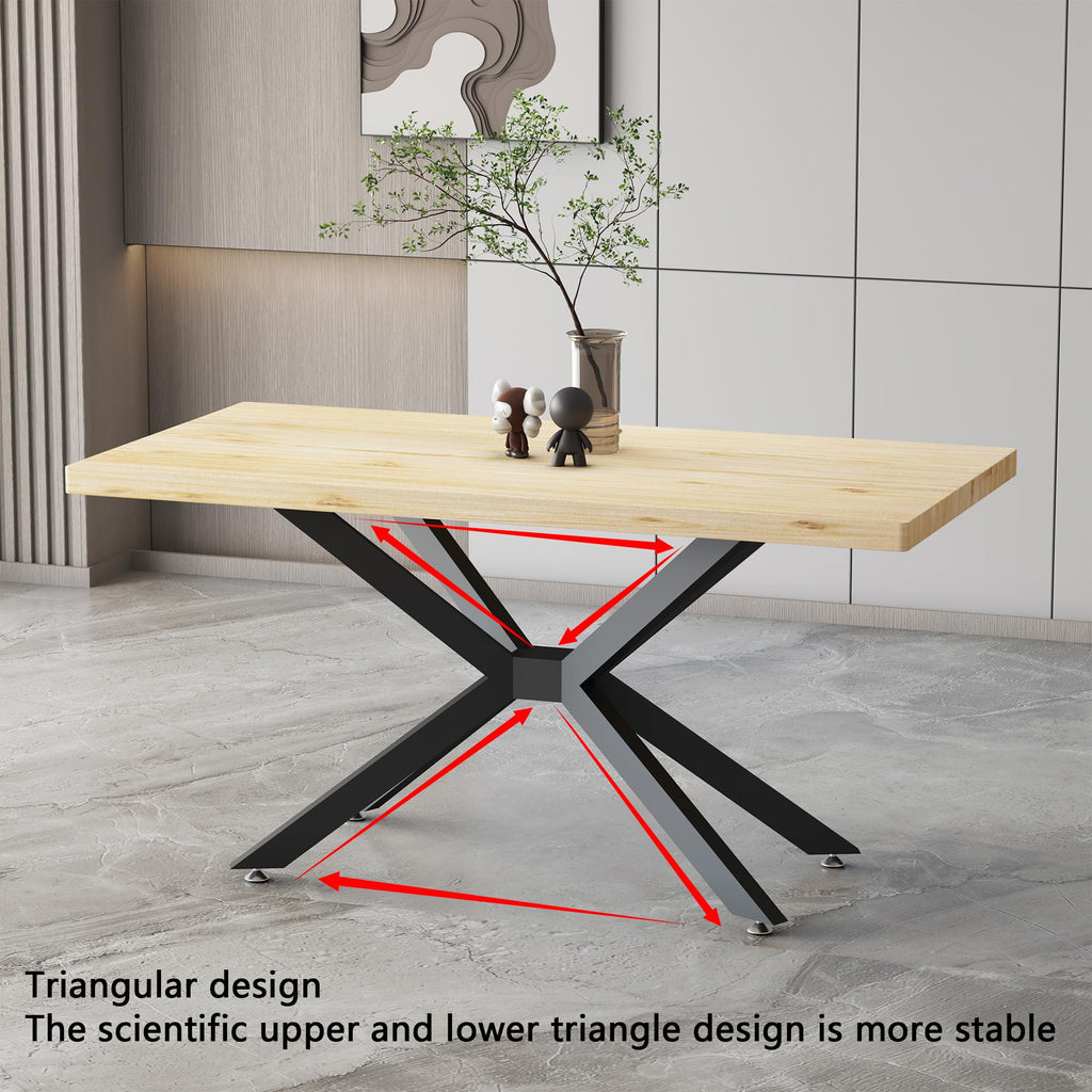 Modern Table Base Black 29" Metal Dining Table Legs with Suction Cups, Desk Base for Marble,Glass,Wood Top, Furniture Legs for Coffee Table, End Table, Home,Kitchen, Office