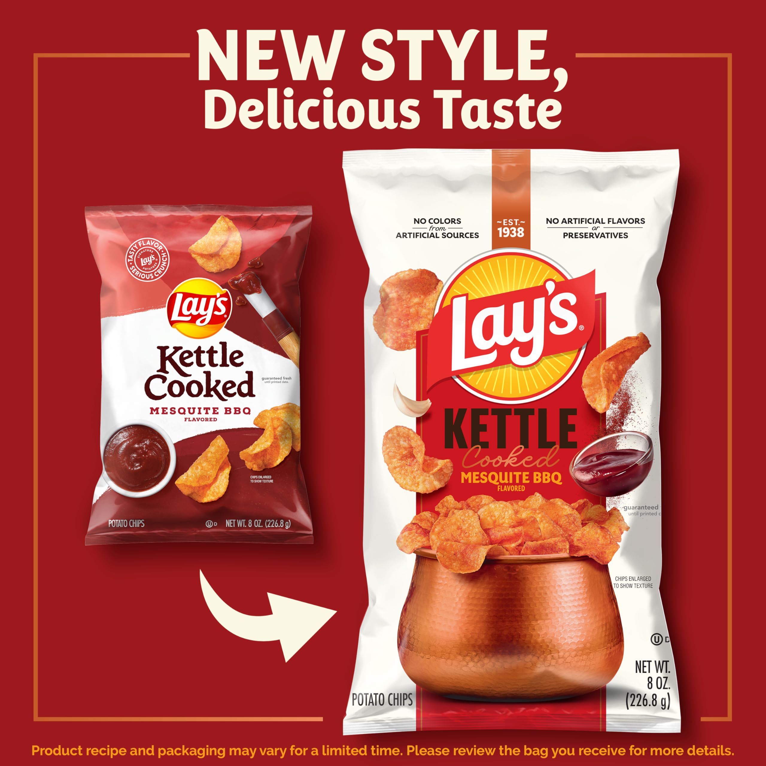 Frito Lay Backyard Barbecue Mix Variety Pack, 3.46 Pounds, (Pack of 40)