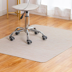 Office Chair Mat for Hardwood Floor Under Desk Computer Rolling Chair Mat for Wood/Tile Floor Non-Slip Heavy Duty Desk Rug PVC Plastic Hard Floor Protector 36