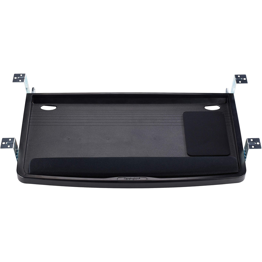 Keyboard Tray Under Desk, SmartFit Ergonomic Slide-Out Keyboard Drawer with Cable Management, Extra-Wide Height Adjustable Keyboard Holder, 24.5" x 11.75", Black K60004US