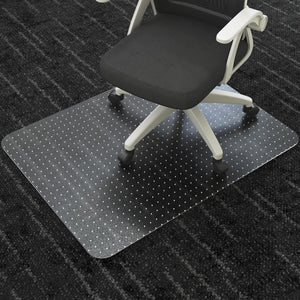 Chair Mat for Carpeted Floor,48''×36'' PVC Carpet Protector for Low Pile Carpets Heavy Duty Effective Grip Anti-Slip,Won't Crack,Easy to Clean for Office and Home