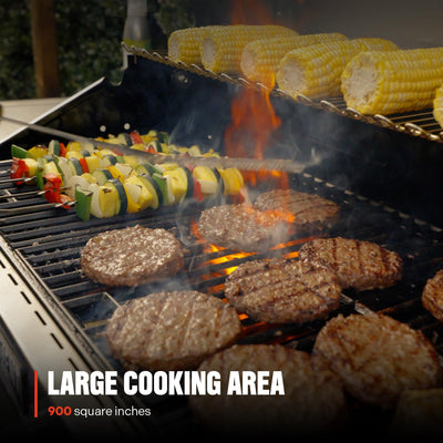 6-Burner Convertible Natural Gas Smart bbq Grill Stainless Steel Denali 605 with BBQ Cover (Without Conversion Kit)