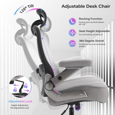 Big and Tall Office Chair 600lbs, Heavy Duty Executive Computer Desk Chair