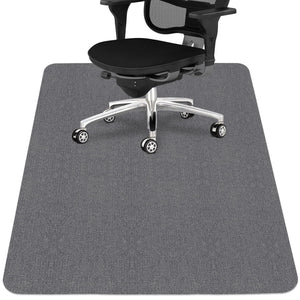 Office Chair Mat for Hardwood Floor,Office Computer Gaming Chair Mat for Tile Floor,Large Floor Protector Rug,Anti-Slip,Easy to Clean,Grey(48