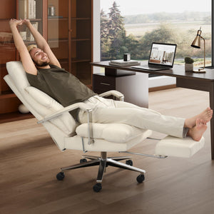 160° Reclining Office Chair with Footrest, 10