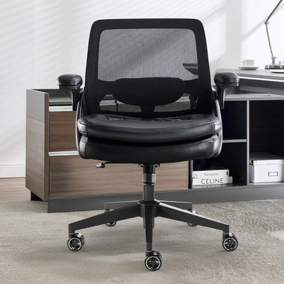 Big and Tall Office Chair, 500lbs Heavy Duty Ergonomic Mesh, Black