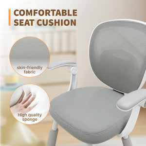 Kids Desk Chair, Kids Study Chair,Height-Adjustable with Back Support, Ergonomic Design, Multifunctional for Study, Work & Dining – Ideal for Boys & Girls' Bedrooms & Schools