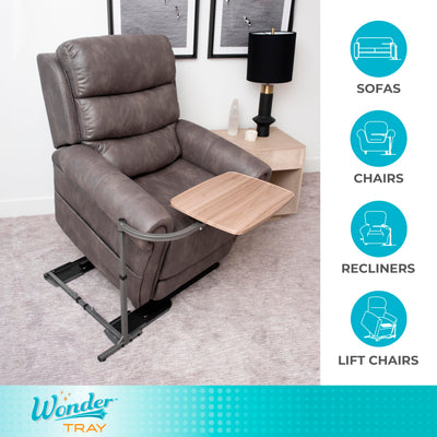 Wonder Tray, Adjustable Swivel Table, Large Laptop Stand, Couch Desk, Side Tables & Gaming Bench