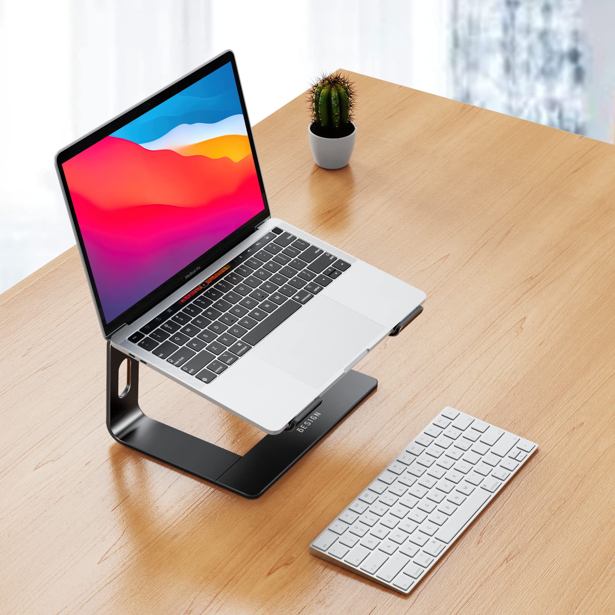 Aluminum Laptop Stand, Ergonomic Detachable Computer Stand, Notebook Riser, Laptop Mount Compatible with Air, Pro, Dell, HP, Lenovo More 10-15.6
