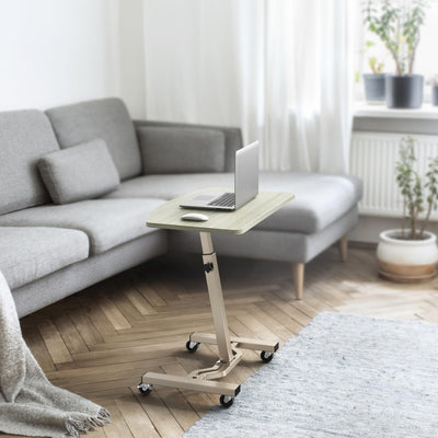 Mobile Height Adjustable Laptop Rolling Cart with Height Adjustment from 28