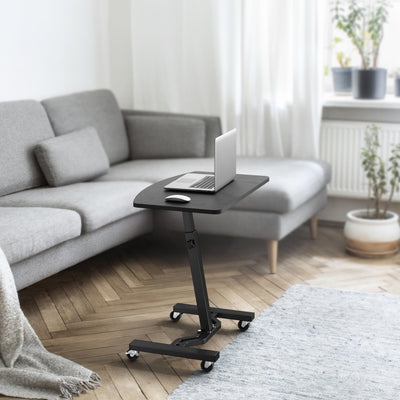 Mobile Height Adjustable Laptop Rolling Cart with Height Adjustment from 28
