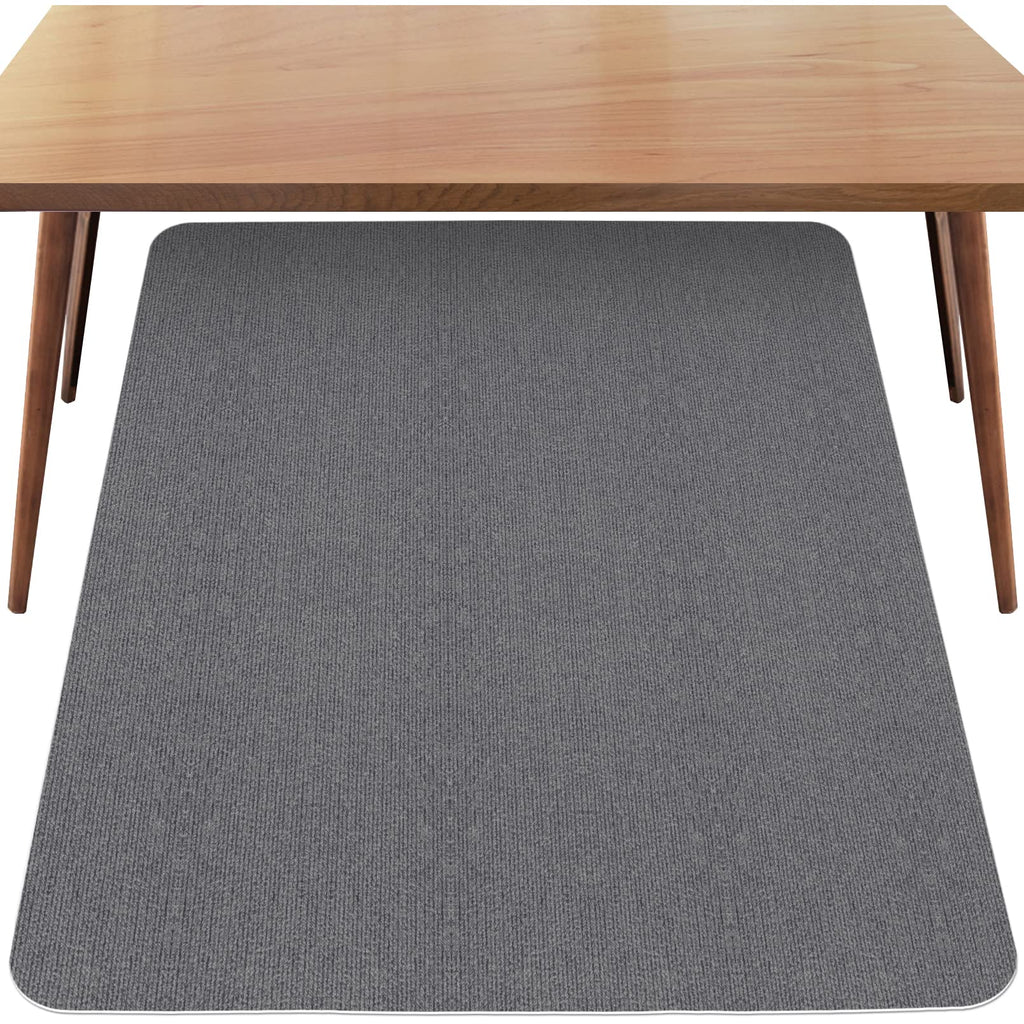 Office Chair Mat for Hardwood Floor,Office Computer Gaming Chair Mat for Tile Floor,Large Floor Protector Rug,Anti-Slip,Easy to Clean,Grey(48"x36")