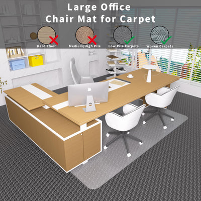 Office Chair Mat for Carpeted Floor, 63