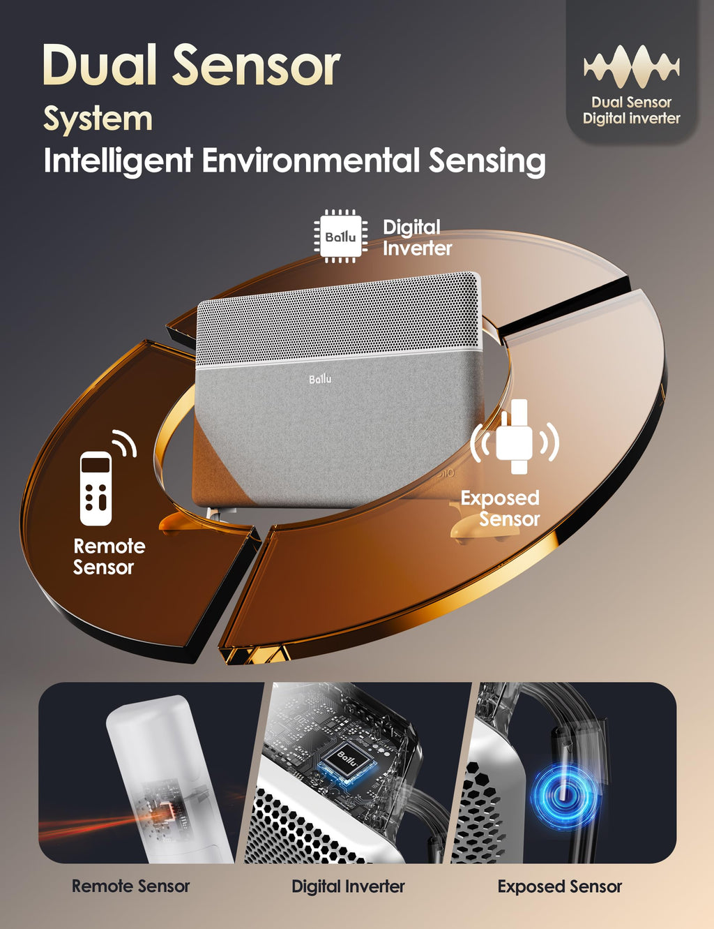 Convection Panel Space Heater for Large Room,Smart Quiet Heater Inverter Energy Efficient for Indoor Use