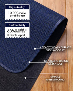 Office Chair Mat for Hardwood Floor Under Desk Computer Rolling Chair Mat for Wood/Tile Floor Non-Slip Heavy Duty Desk Rug PVC Plastic Hard Floor Protector 36