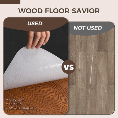 Office Chair Mat,Hard Floor Chair Mat Suitable for Hardwood and Tile Floors,Large Non-Slip Floor Protection Mat,Does Not Pill,Black(40