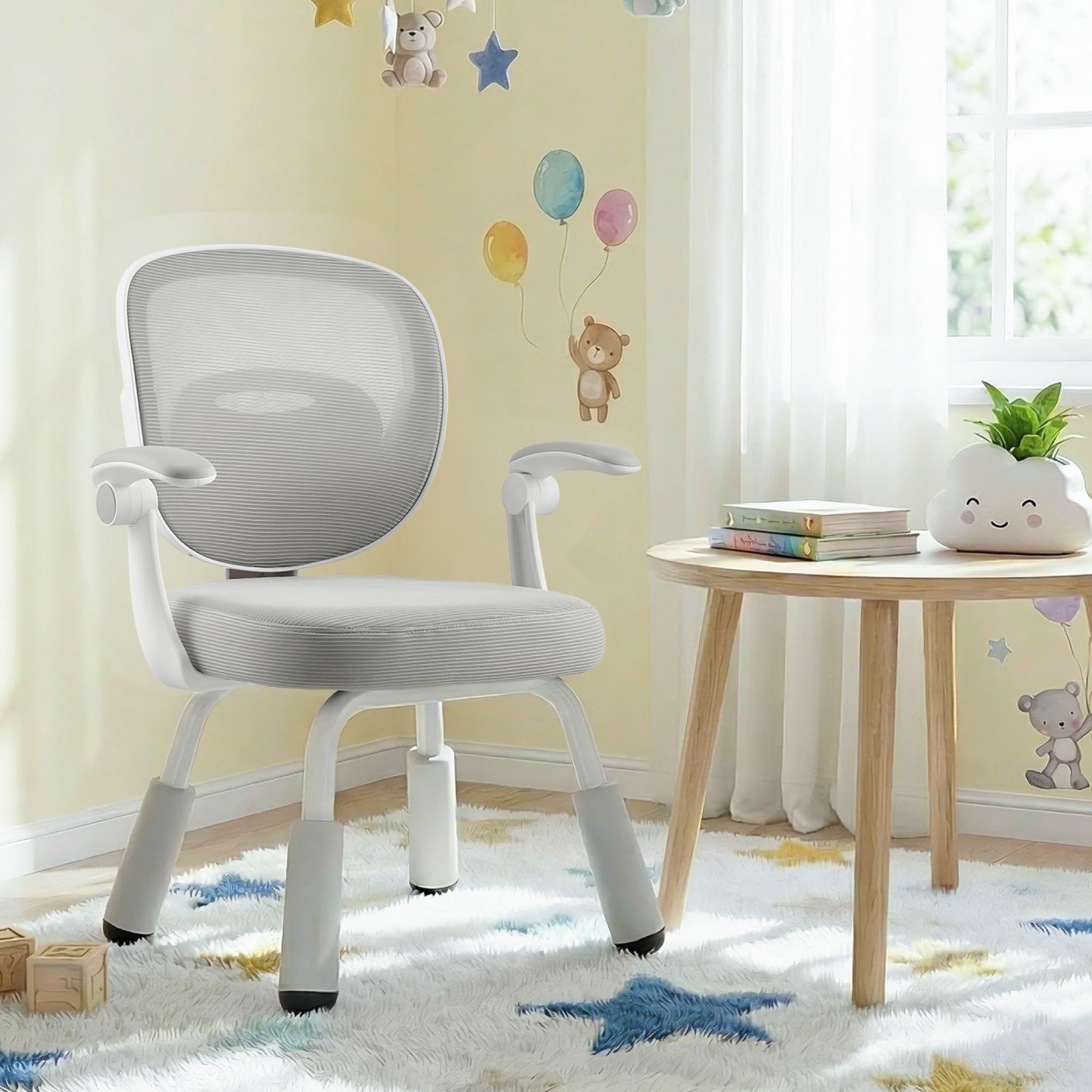 Kids Desk Chair, Kids Study Chair,Height-Adjustable with Back Support, Ergonomic Design, Multifunctional for Study, Work & Dining – Ideal for Boys & Girls' Bedrooms & Schools
