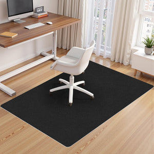 Office Chair Mat,Hard Floor Chair Mat Suitable for Hardwood and Tile Floors,Large Non-Slip Floor Protection Mat,Does Not Pill,Black(36
