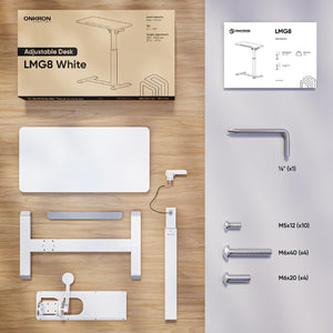 Laptop Cart on Wheels, max Load up to 17.6 lbs, Small Rolling Table with Hidden Wheels, Mobile Standing Desk Adjustable Height, 90° Tilting Portable Workstation, Overbed Bedside Desk White