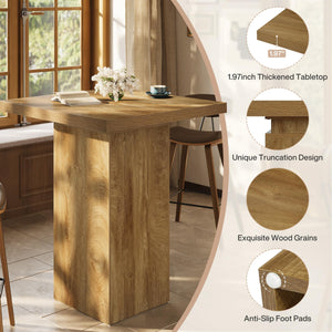 Square Bar Table, 39.4