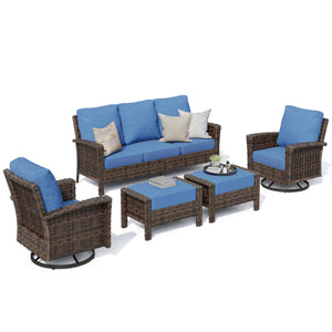 Wicker Patio Furniture Set, 35