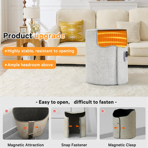 Under Desk Heater & Space Heater for Indoor Use,Leg Foot Feet Warmer For Office Home Quiet, Small Portable Personal Office Heater Accessories,Essentials Supplies For Women Men Gifts Medium