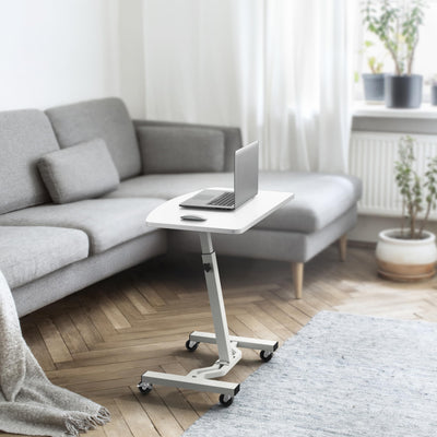 Mobile Height Adjustable Laptop Rolling Cart with Height Adjustment from 28