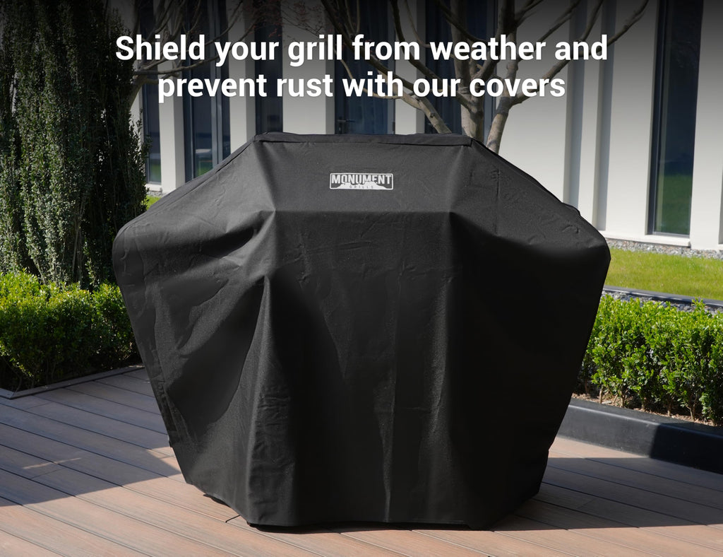 Denali 425 4-Burner Liquid Propane Gas Smart bbq Grill Stainless Steel with BBQ Cover (2 items)