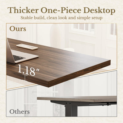 Electric Standing Desk, 48 Inch Adjustable Height Sit Stand Up Desk with 1.18