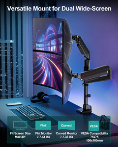 Dual Monitor Arm for Max 49