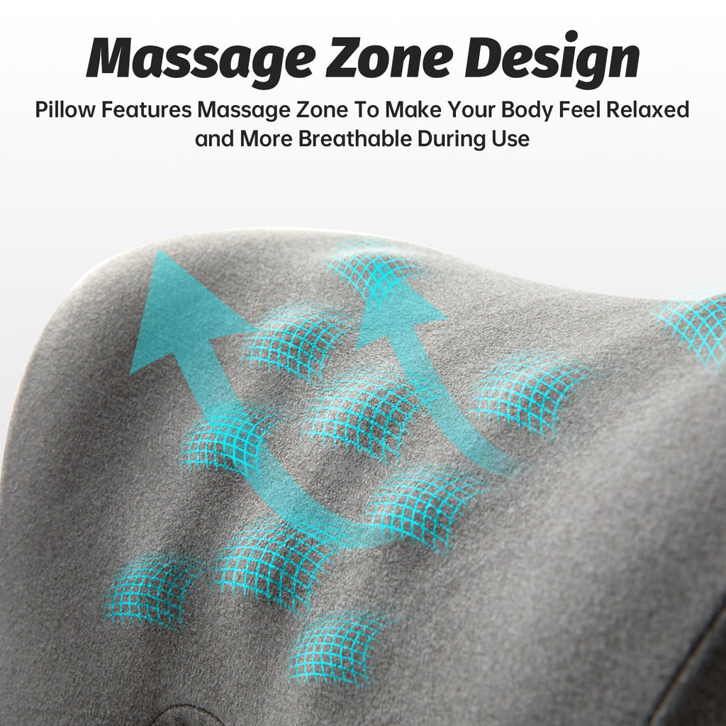 Headrest Office Chair Neck Pillow Ergonomic Memory Foam Desk Pillow for Napping - Multifunctional Comfort for Adult Workstations,Neck Support Pillow Chair for Car, Office, Gaming