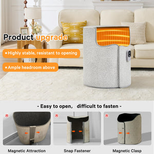 Under Desk Heater & Space Heater for Indoor Use,Leg Foot Feet Warmer For Office Home Quiet, Small Portable Personal Office Heater Accessories,Essentials Supplies For Women Men Gifts Large