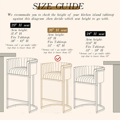 Modern Counter Height Bar Stools,Bar Stools Set of 3,PU Leather Upholstered Barrel Barstools with Backs and Arms,26'' Kitchen Island Chairs,Mirror Champagne Gold Base,Ink Black Leather