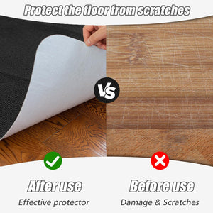 Office Chair Mat for Hardwood Floor,Office Computer Gaming Chair Mat for Tile Floor,Large Floor Protector Rug,Anti-Slip,Easy to Clean,Grey(48
