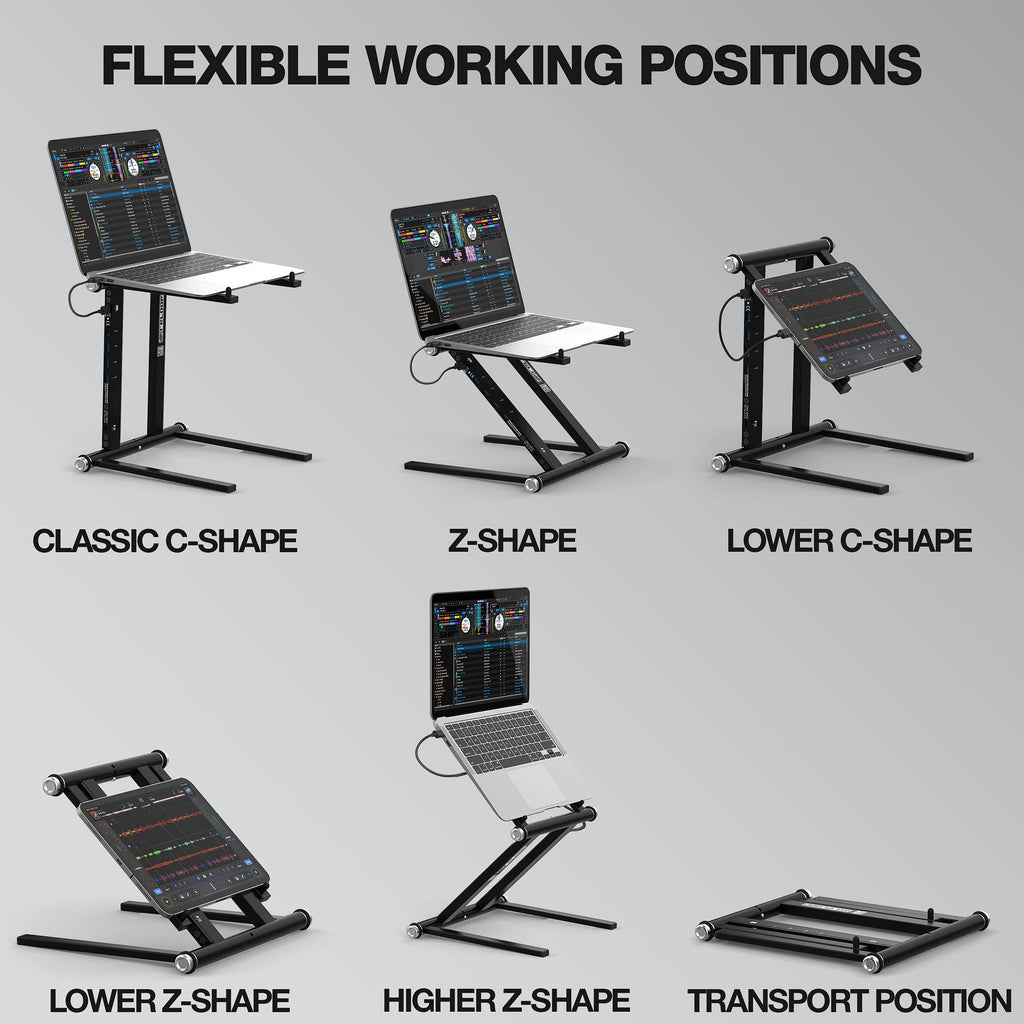Advanced Laptop Stand with USB-C PD Hub (AMS, black (AMS-STAND-HUB)