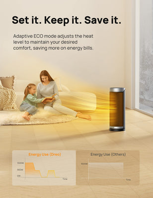 Space Heater, 1500W PTC Ceramic Heaters for Indoor Use with Remote, 70° Oscillation, 1-12H Timer, Electric Heaters with Thermostat, Fast and Safe Portable Heater for Office, Bedroom, Large Room