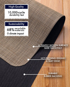 Office Chair Mat for Hardwood Floor Under Desk Computer Rolling Chair Mat for Wood/Tile Floor Non-Slip Heavy Duty Desk Rug PVC Plastic Hard Floor Protector 36