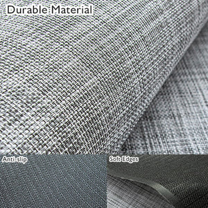 Office Chair Mat for Hardwood & Tile Floor,Computer Gaming Chair Mat for Rolling Chairs Non-Curve, Anti-Slip, Heavy Duty Floor Protector for Home Office,Grey (36