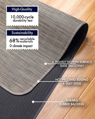 Office Chair Mat for Hardwood Floor Under Desk Computer Rolling Chair Mat for Wood/Tile Floor Non-Slip Heavy Duty Desk Rug PVC Plastic Hard Floor Protector 36