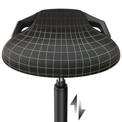 Standing Desk Chair, Adjustable Ergonomic Standing Stool, Swivel Sitting Balance Chair, Anti-Slip Bottom Pad